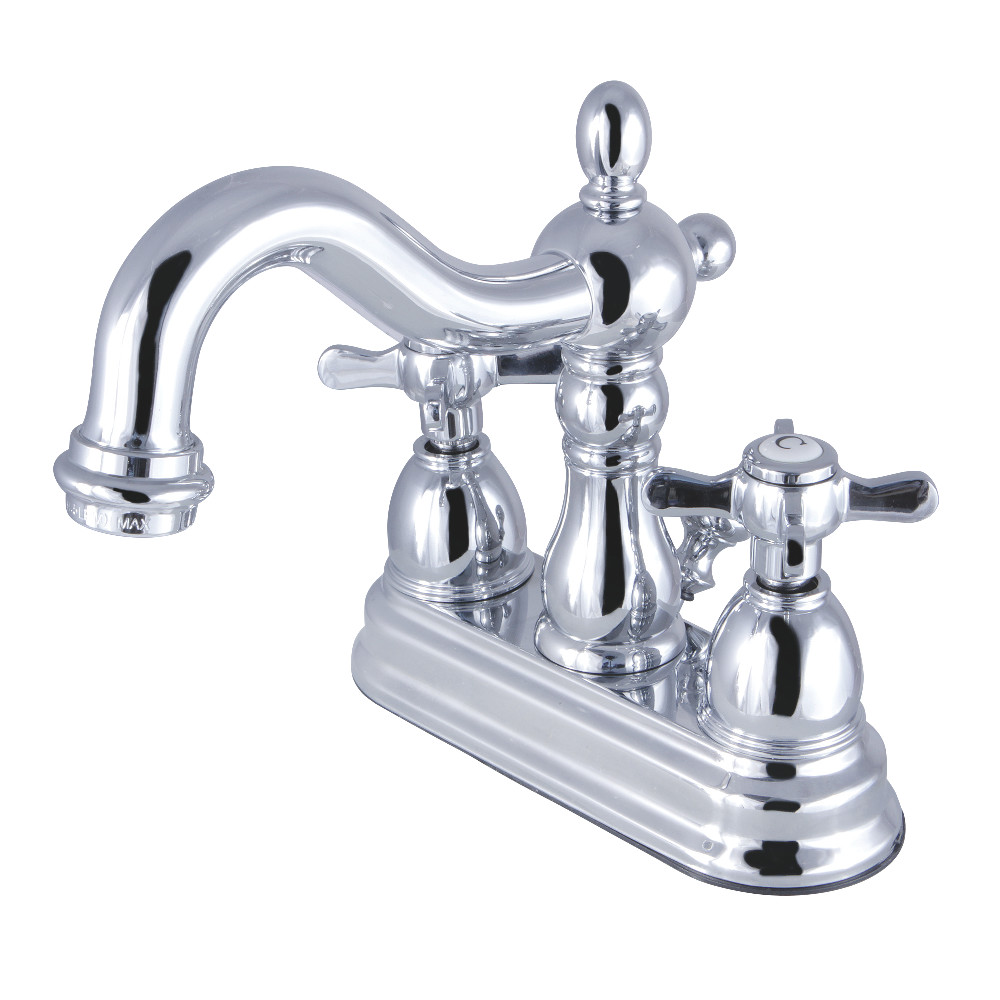 Kingston Brass KB1601BEX 4 in. Centerset Bathroom Faucet, Polished Chrome