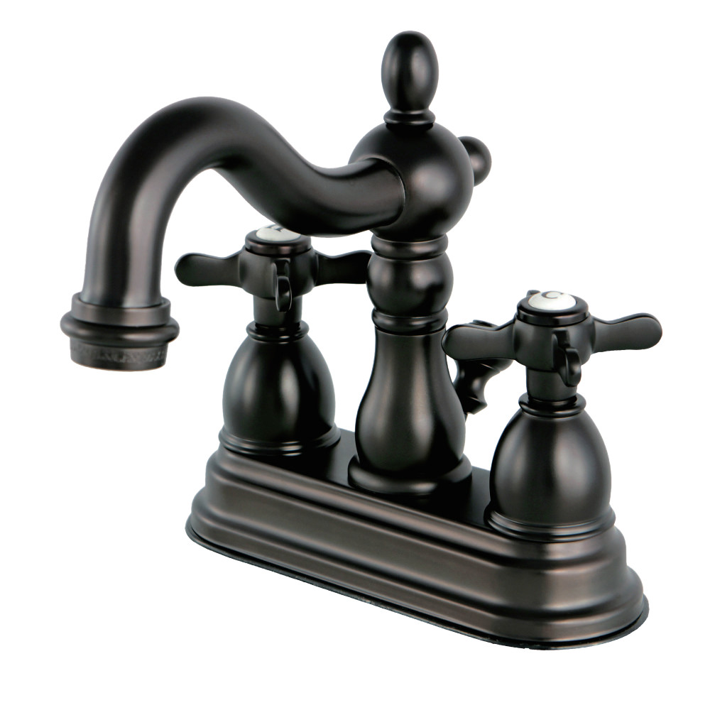 Kingston Brass KB1605BEX 4 in. Centerset Bathroom Faucet, Oil Rubbed Bronze