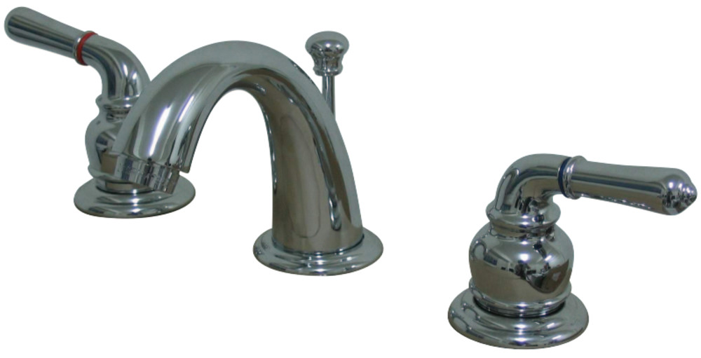Kingston Brass KB911 Magellan Widespread Bathroom Faucet, Polished Chrome