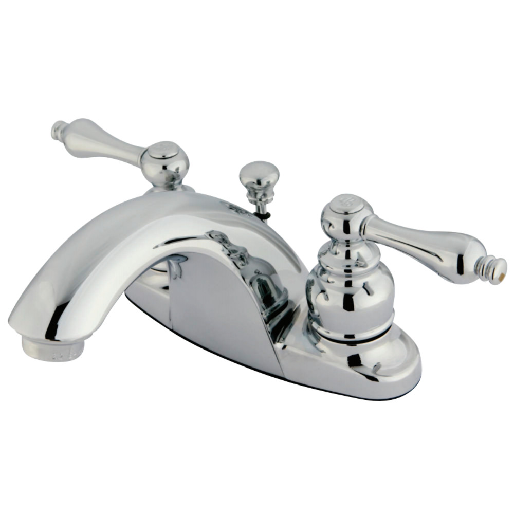 Kingston Brass KB7641AL 4 in. Centerset Bathroom Faucet, Polished Chrome