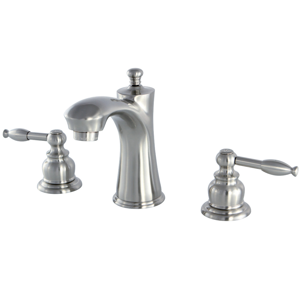 Kingston Brass KB7968KL 8 in. Widespread Bathroom Faucet, Brushed Nickel