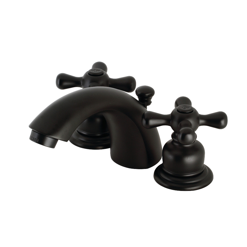 Kingston Brass KB940AX Victorian Mini-Widespread Bathroom Faucet, Matte Black