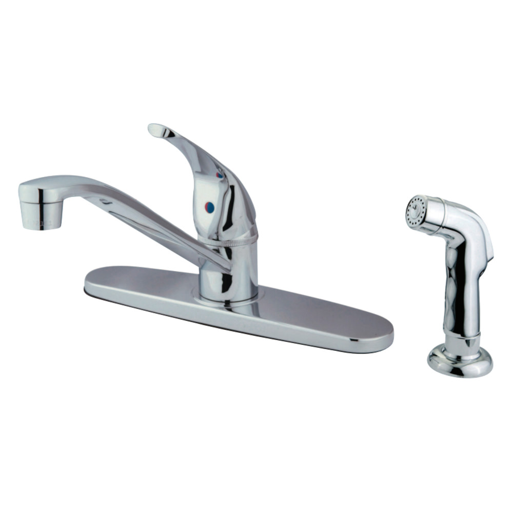 Kingston Brass KB5720SP 8-Inch Centerset Kitchen Faucet, Polished Chrome