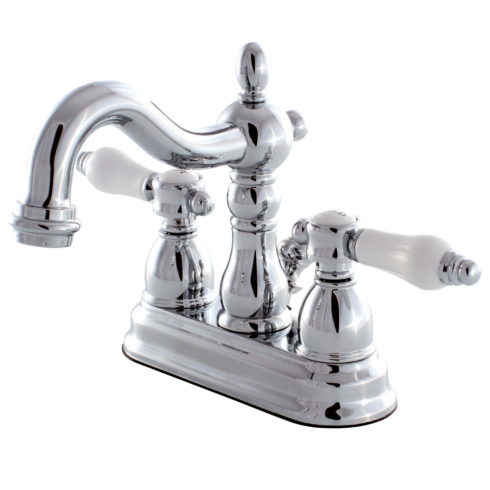 Kingston Brass KB1601BPL 4 in. Centerset Bathroom Faucet, Polished Chrome