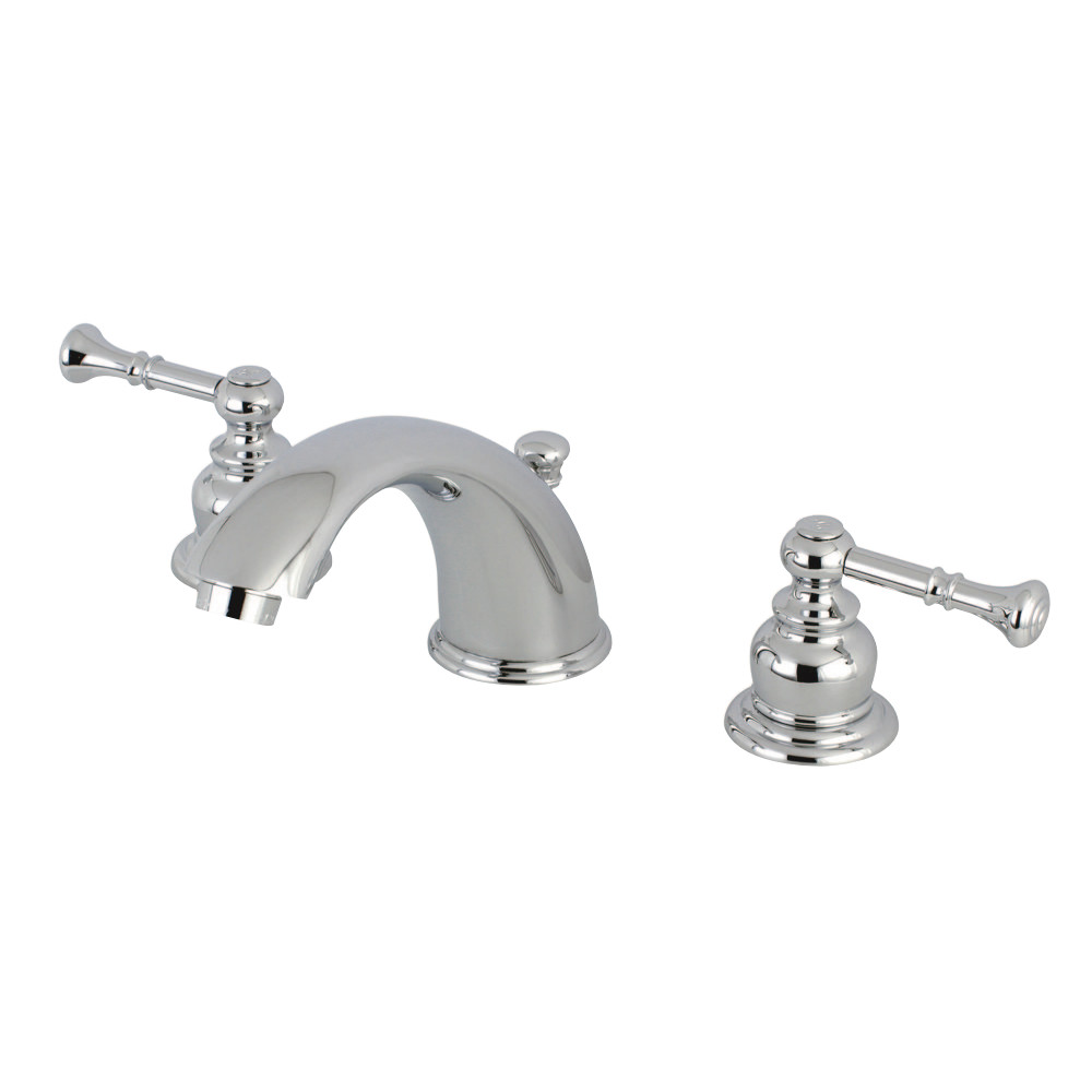 Kingston Brass KB961NL Widespread Bathroom Faucet, Polished Chrome