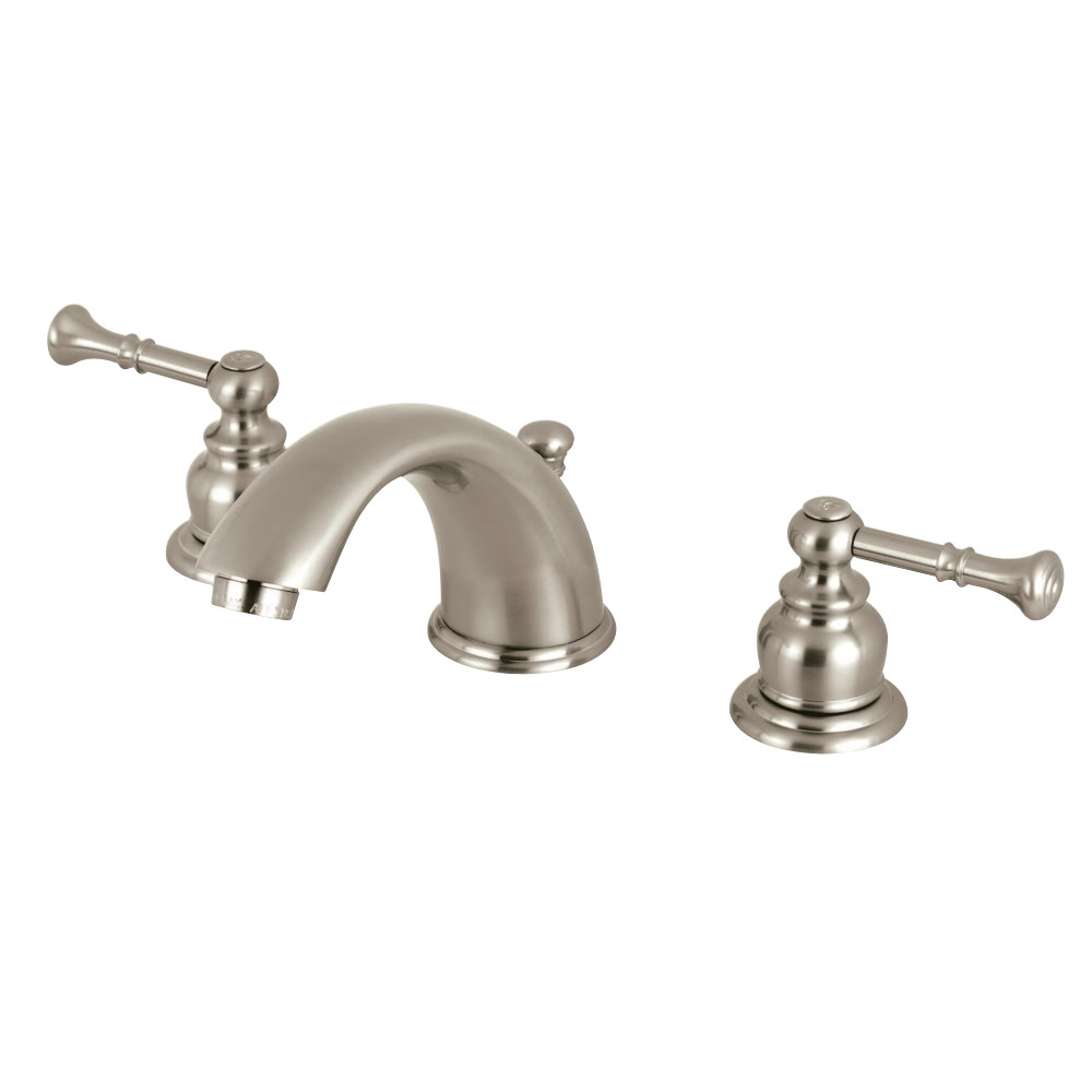 Kingston Brass KB968NL Widespread Bathroom Faucet, Brushed Nickel