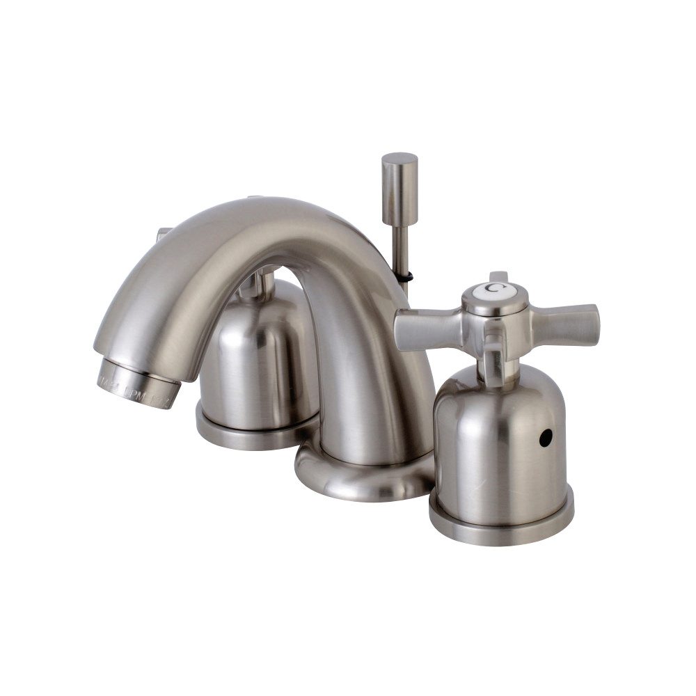 Kingston Brass KB8918ZX Millennium Widespread Bathroom Faucet, Brushed Nickel