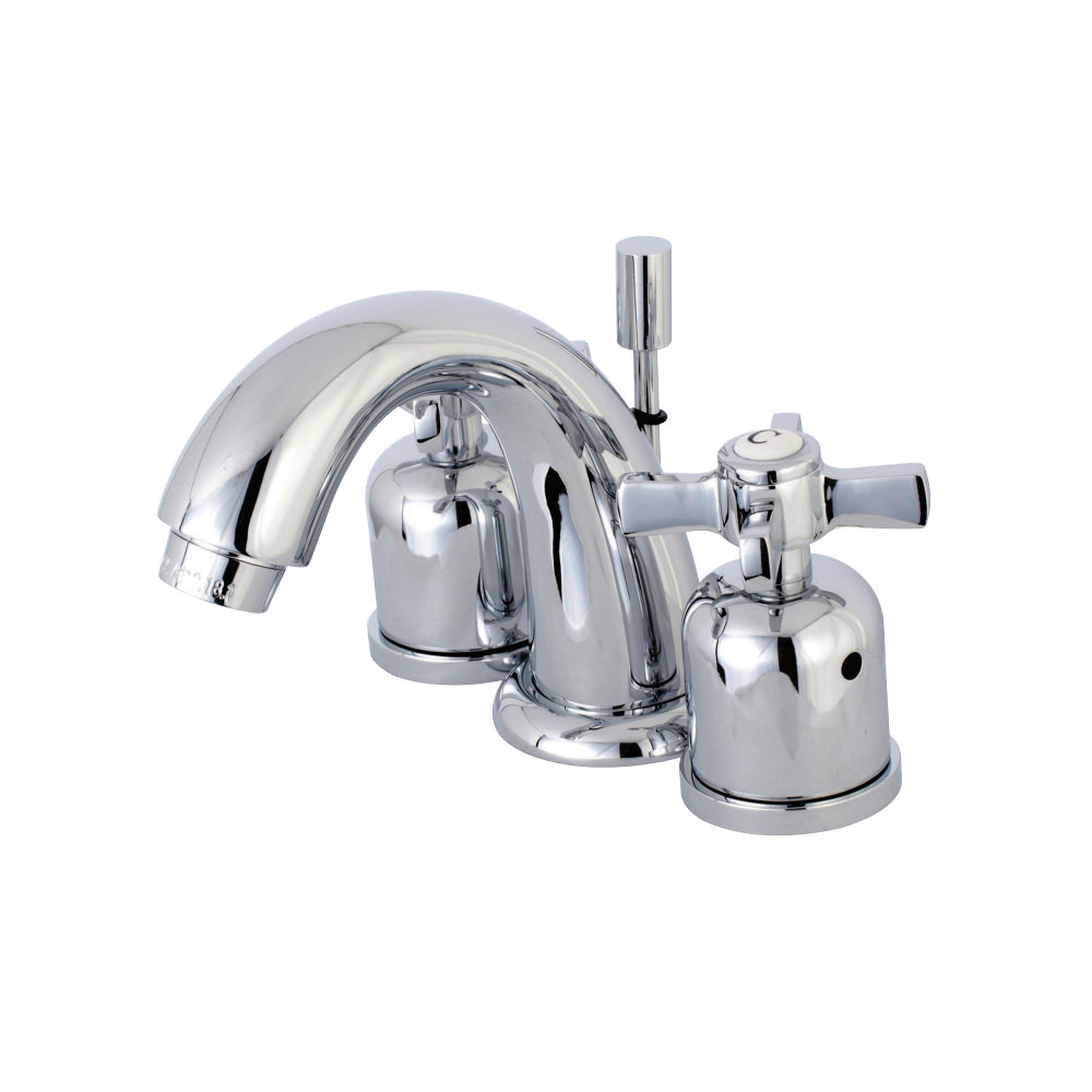 Kingston Brass KB8911ZX Millennium Widespread Bathroom Faucet, Polished Chrome
