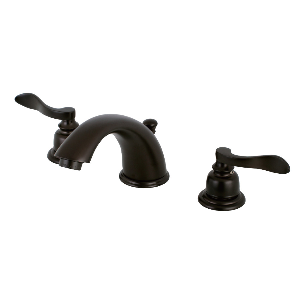 Kingston Brass KB965NFL Widespread Bathroom Faucet, Oil Rubbed Bronze