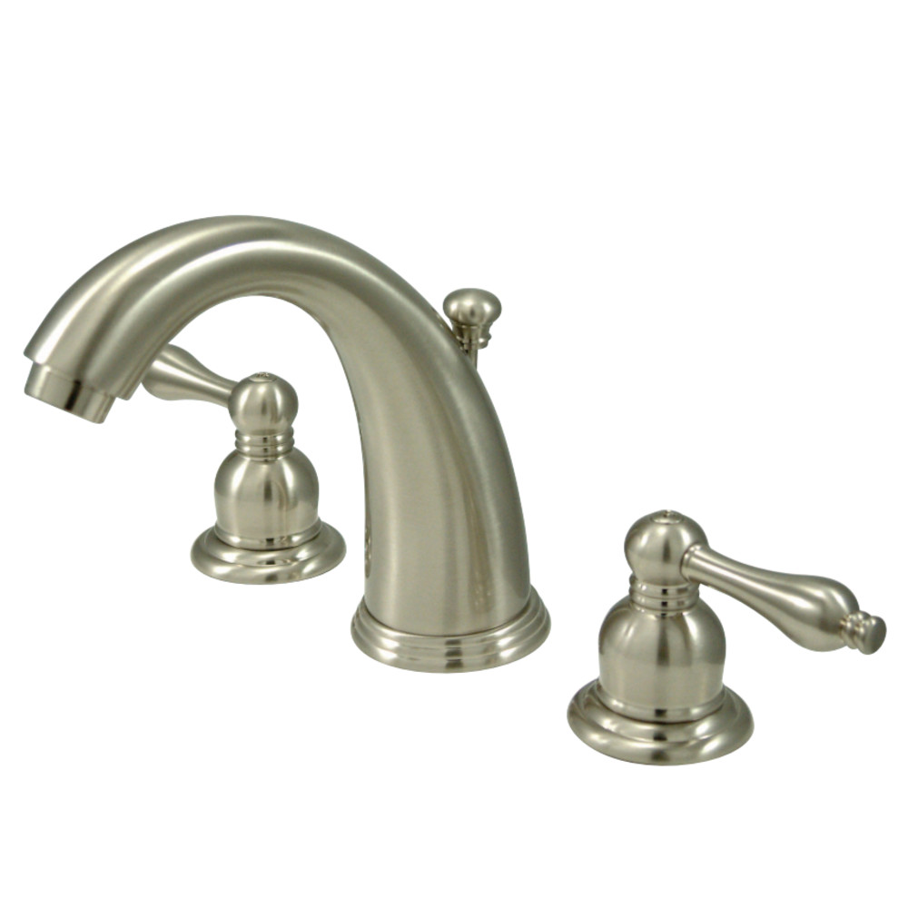 Kingston Brass KB988AL Victorian 2-Handle 8 in. Widespread Bathroom Faucet, Brushed Nickel