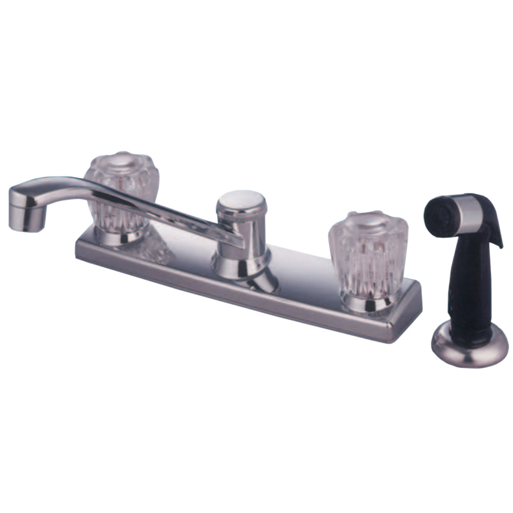 Kingston Brass KB122 Americana Centerset Kitchen Faucet, Polished Chrome