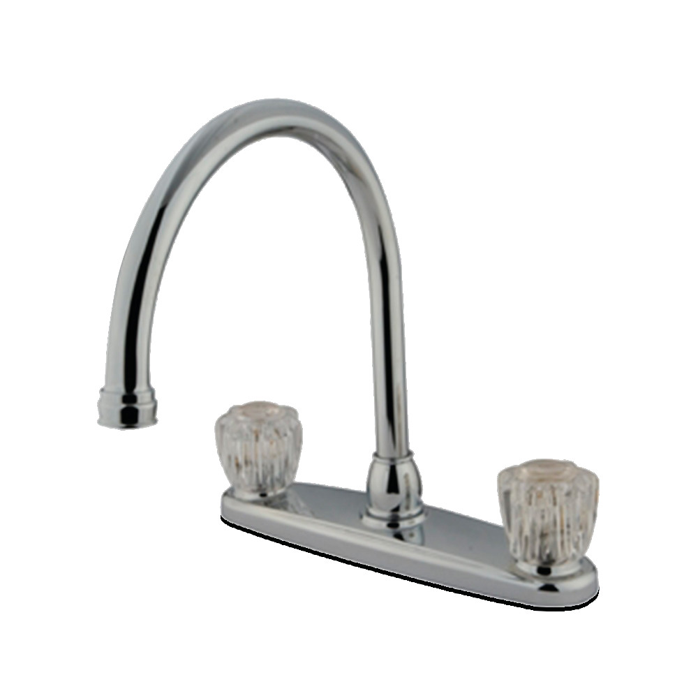 Kingston Brass KB790AC 8-Inch Centerset Kitchen Faucet, Polished Chrome