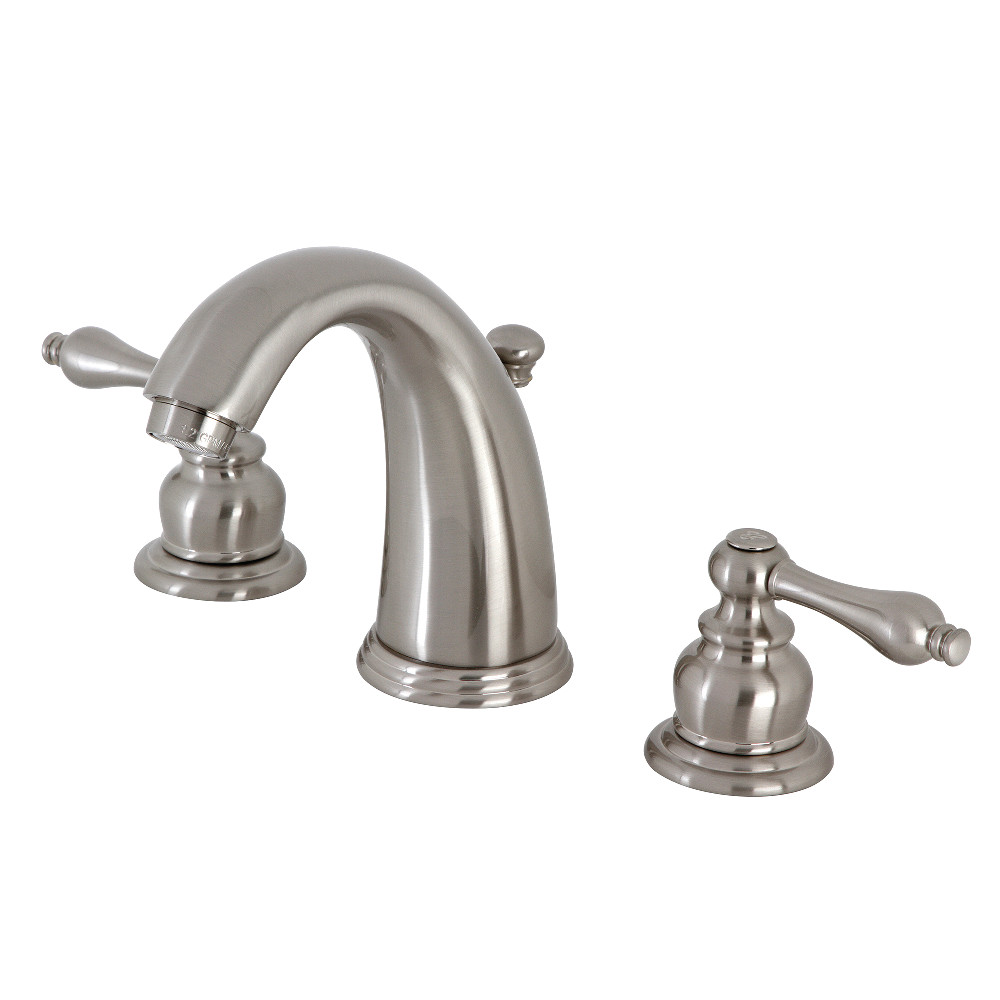 Kingston Brass KB988ALB Widespread Bathroom Faucet, Brushed Nickel