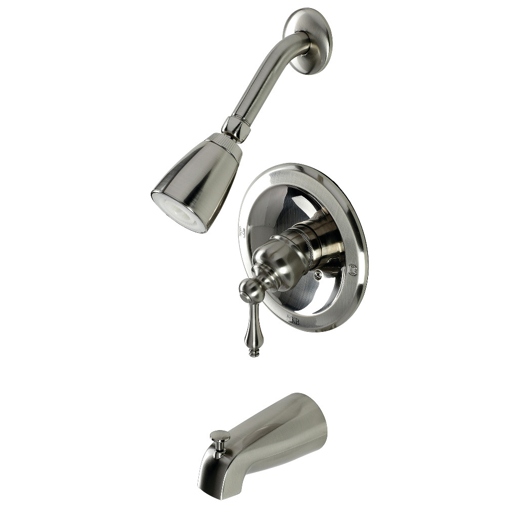 Kingston Brass KB538AL Tub and Shower Faucet, Brushed Nickel