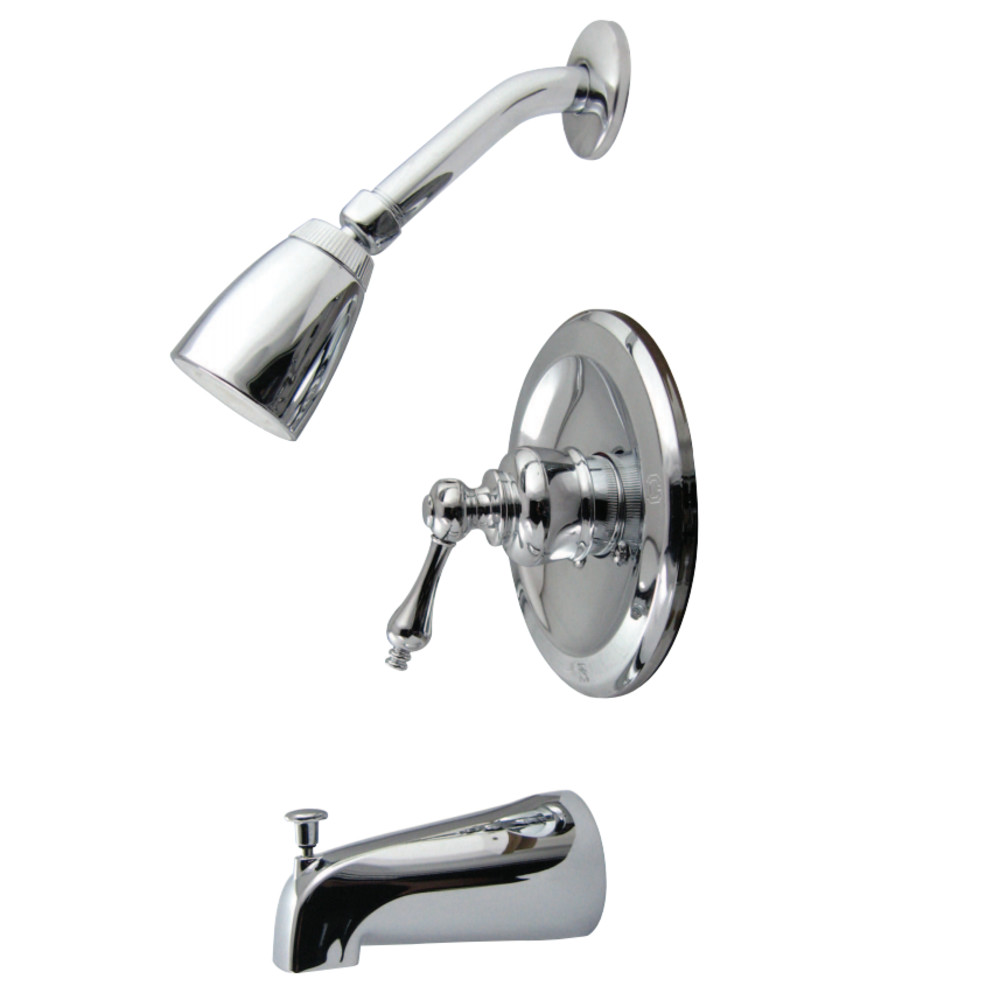 Kingston Brass KB531AL Tub and Shower Faucet, Polished Chrome