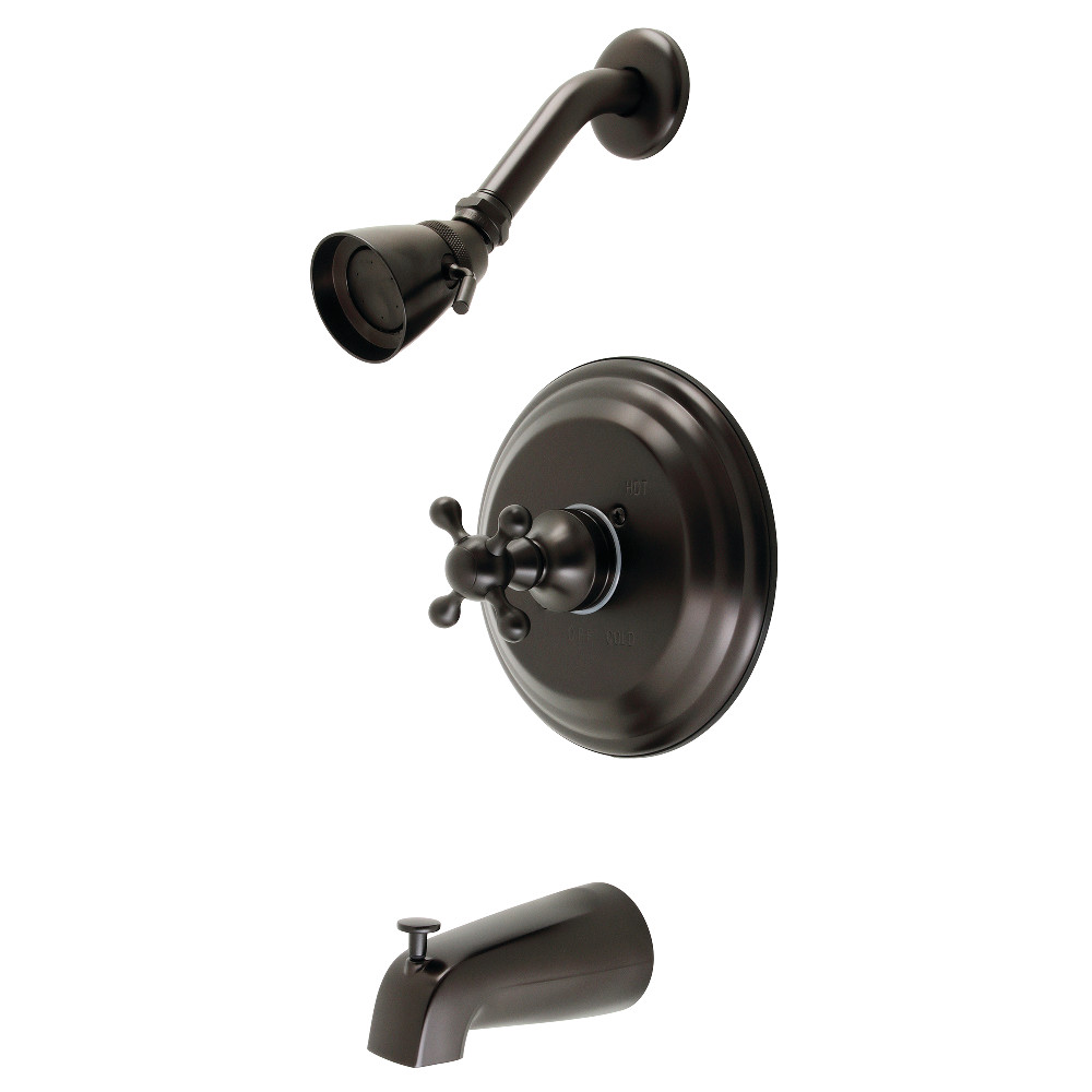 Kingston Brass KB2635KX Tub and Shower Faucet, Oil Rubbed Bronze