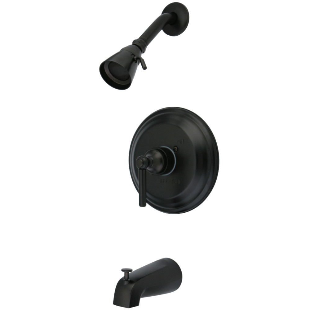 Kingston Brass KB2635EL Elinvar Tub & Shower Faucet, Oil Rubbed Bronze