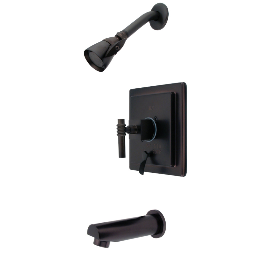 Kingston Brass KB86550QL Tub and Shower Faucet, Oil Rubbed Bronze