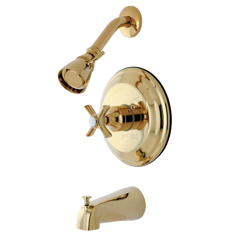 Kingston Brass KB2632ZX Tub/Shower Faucet, Polished Brass