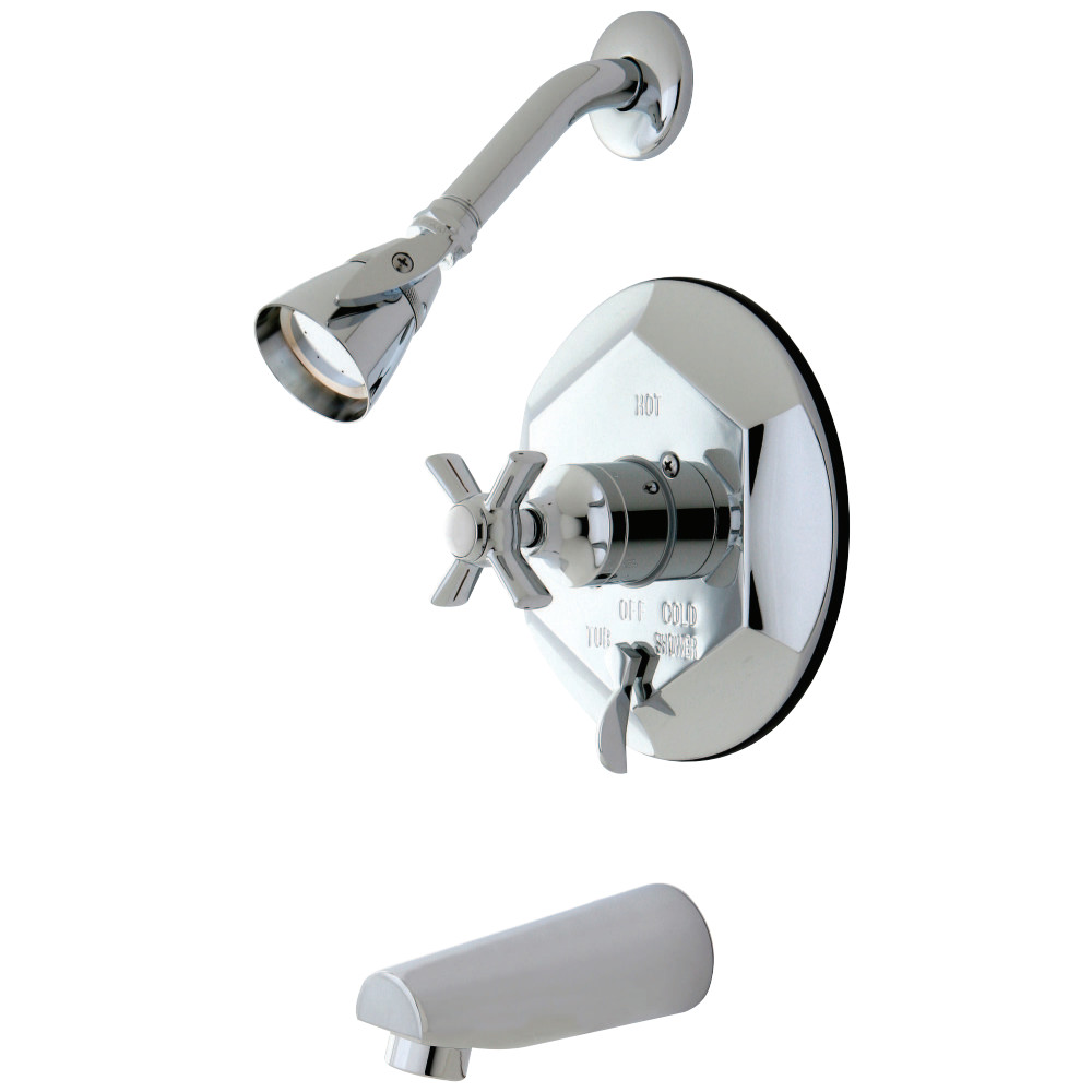 Kingston Brass KB46310ZX Tub/Shower Faucet, Polished Chrome