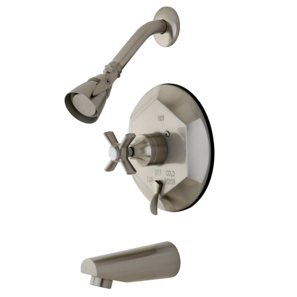 Kingston Brass KB46380ZX Tub/Shower Faucet, Brushed Nickel