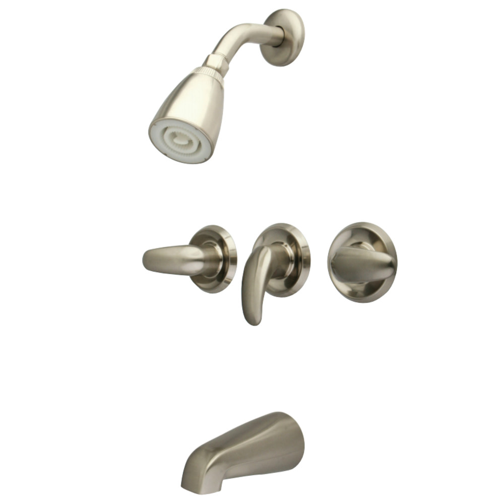 Kingston Brass KB6238LL Legacy Tub & Shower Faucet, Brushed Nickel