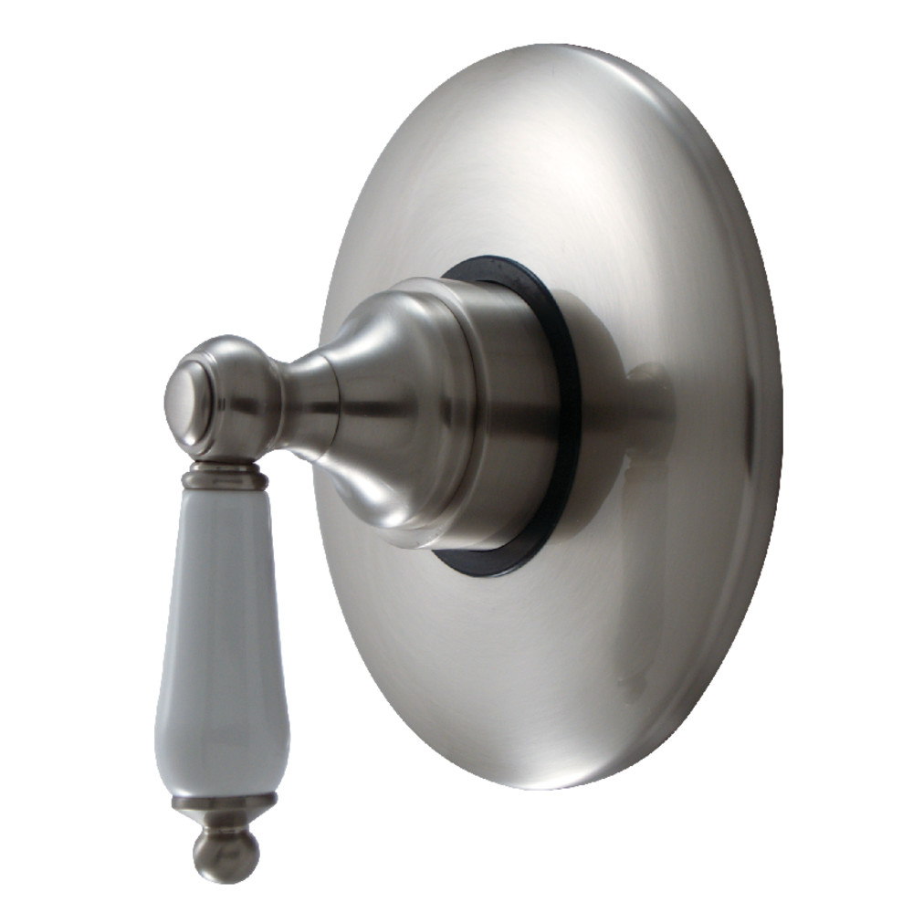 Kingston Brass KB3008PL Volume Control with Lever Handle, Brushed Nickel