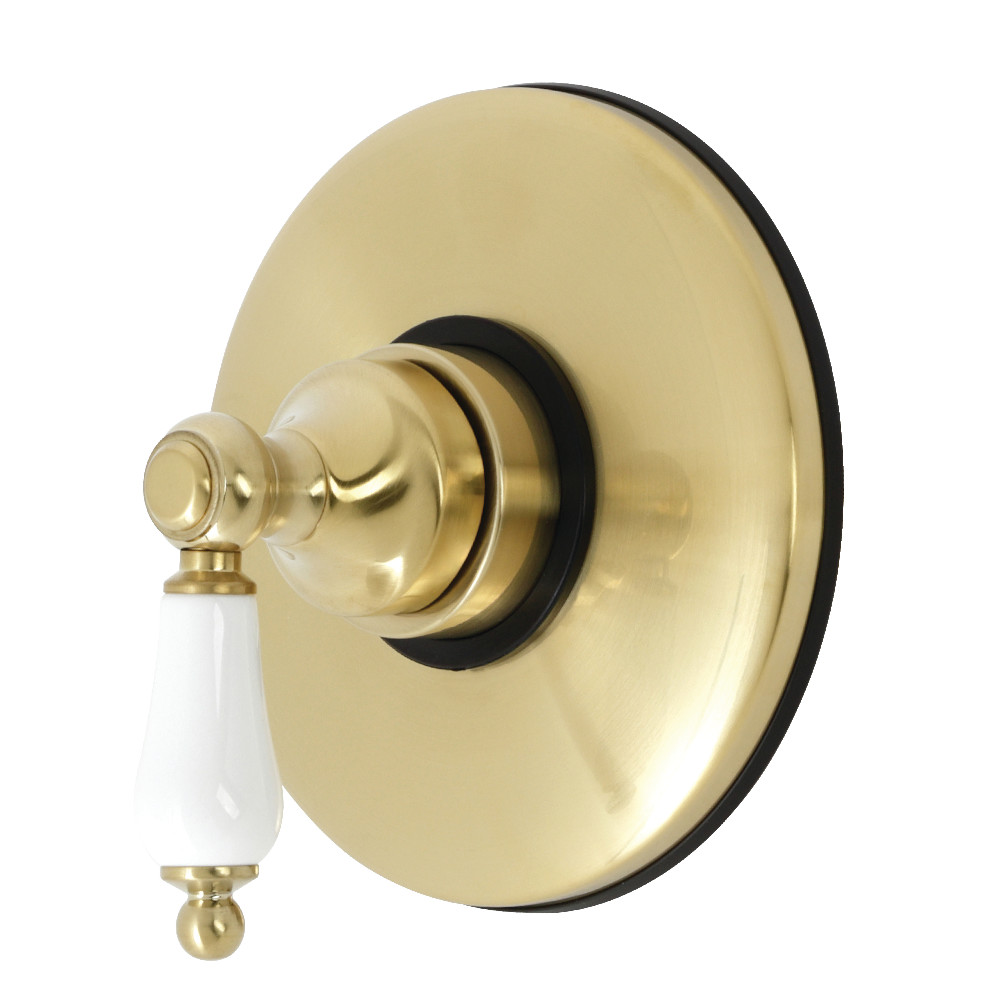 Kingston Brass KB3007PL Vintage Volume Control with Lever Handle, Brushed Brass