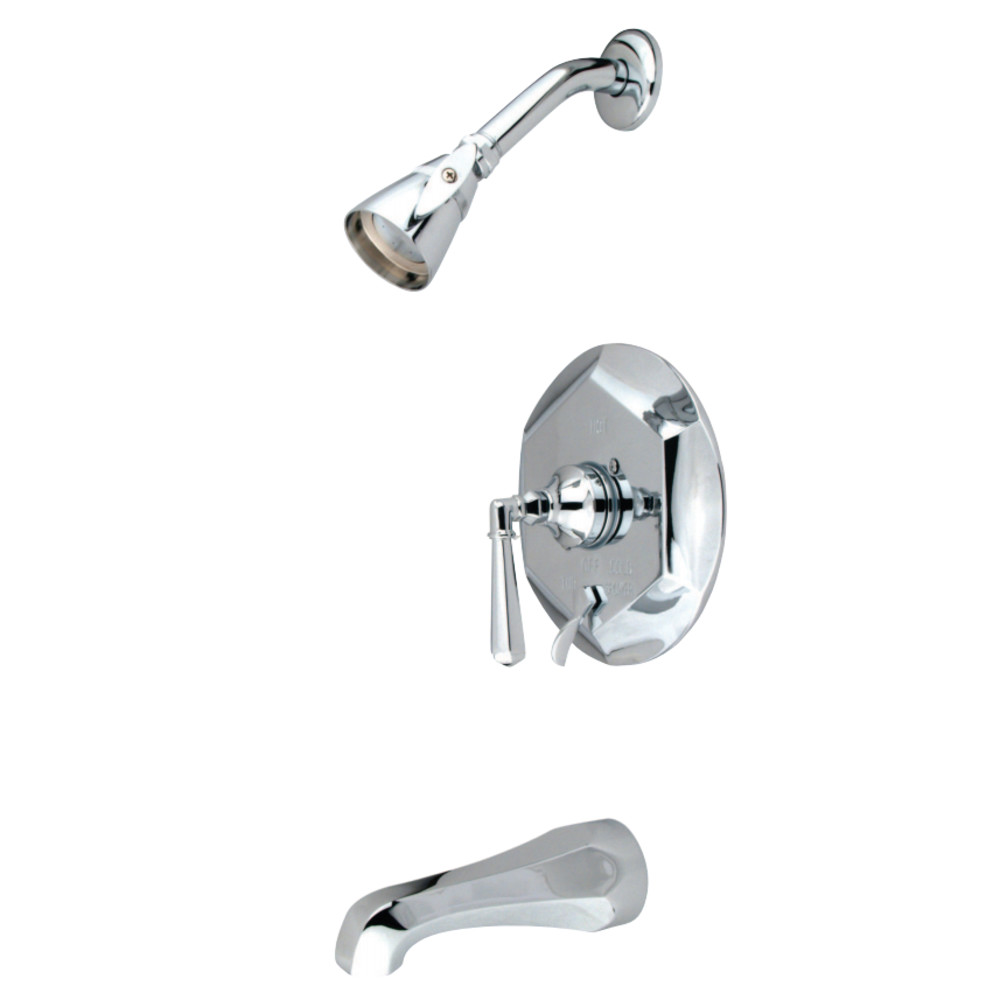 Kingston Brass KB46310HL Tub and Shower Faucet, Polished Chrome