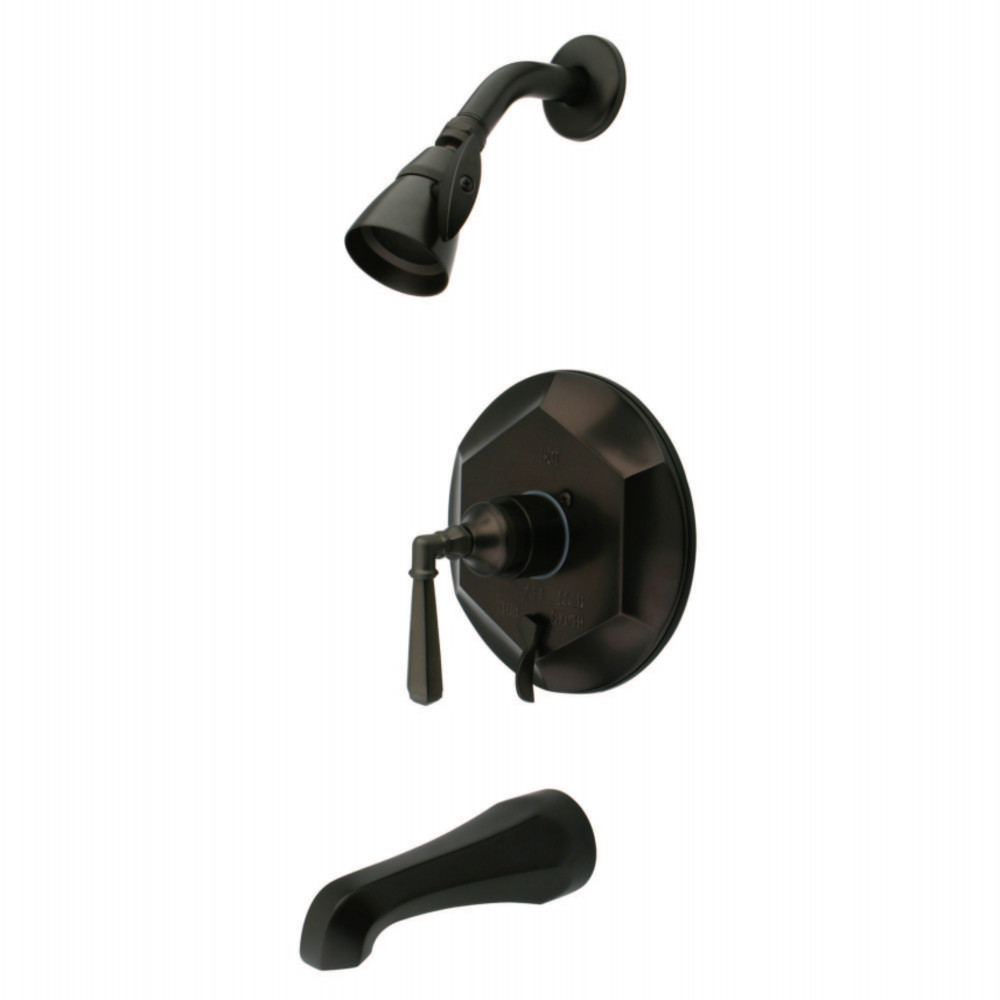 Kingston Brass KB46350HL Tub and Shower Faucet, Oil Rubbed Bronze