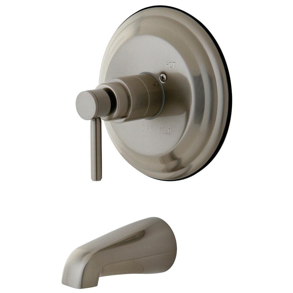 Kingston Brass KB2638DLTO Concord Tub & Shower Faucet (Shower Not Included), Brushed Nickel