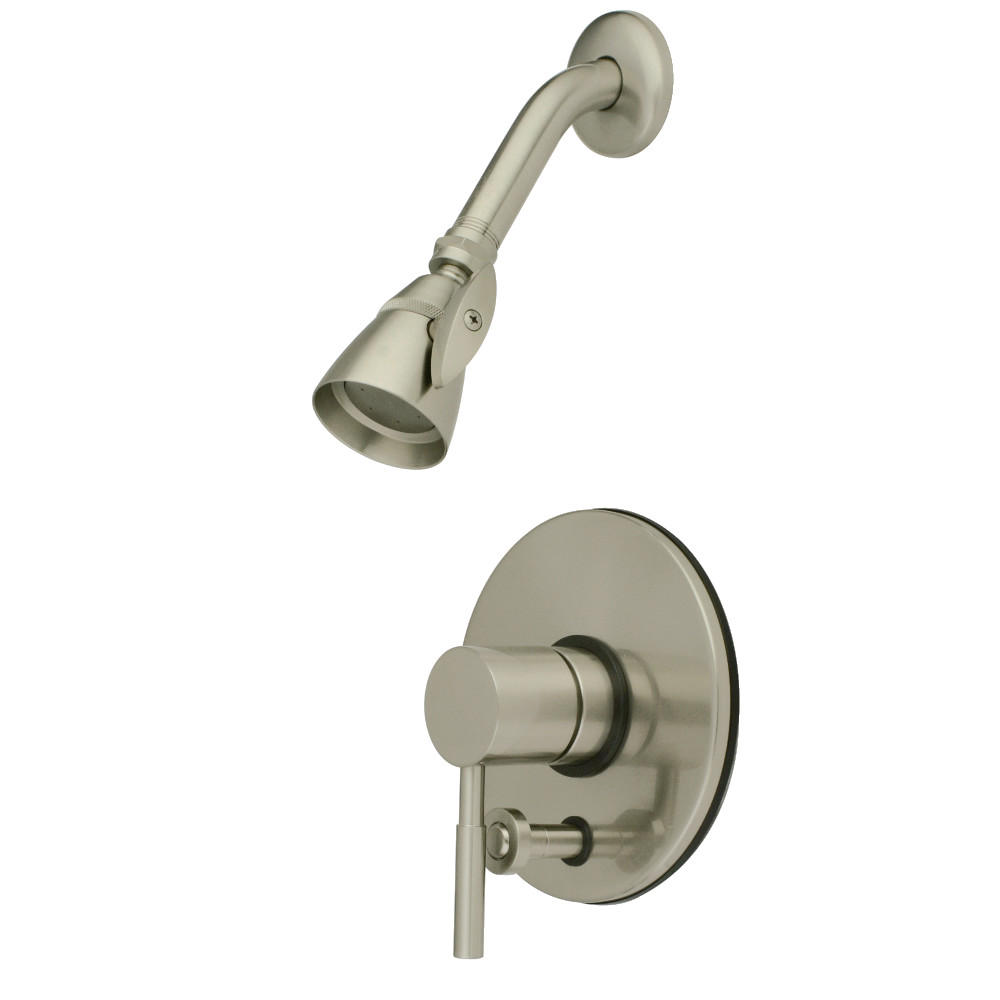 Kingston Brass KB86980DLSO Concord Shower Faucet with Diverter, Brushed Nickel