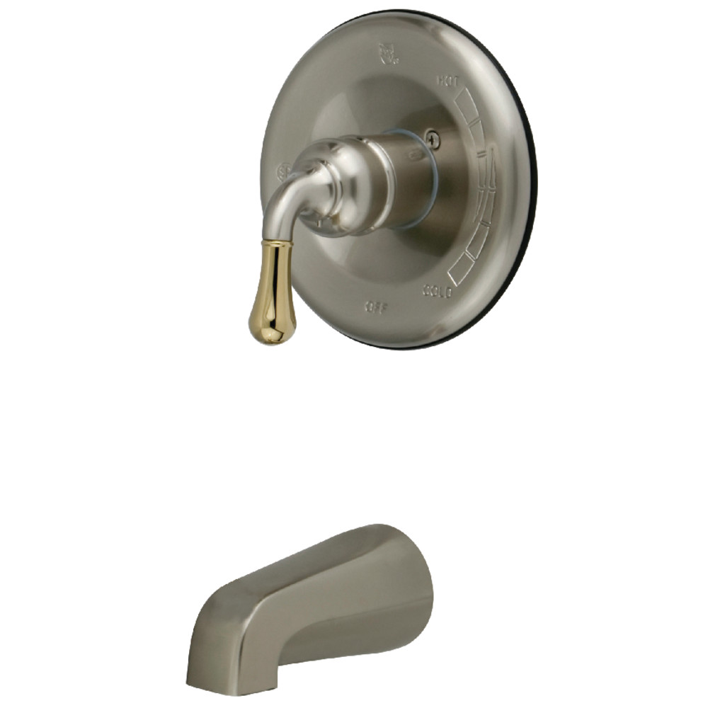 Kingston Brass KB1639TO Tub Only for KB1639, Brushed Nickel/Polished Brass