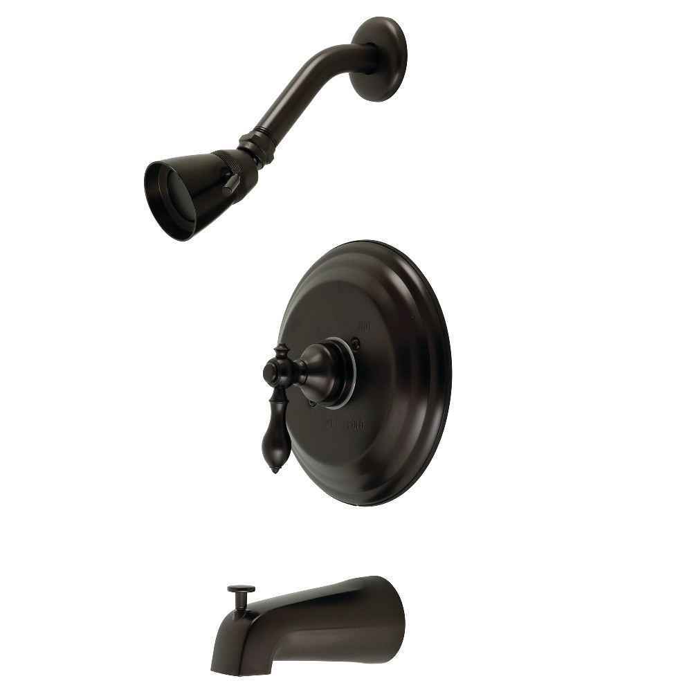 Kingston Brass KB3635ACL American Classic Single-Handle Tub and Shower Faucet, Oil Rubbed Bronze