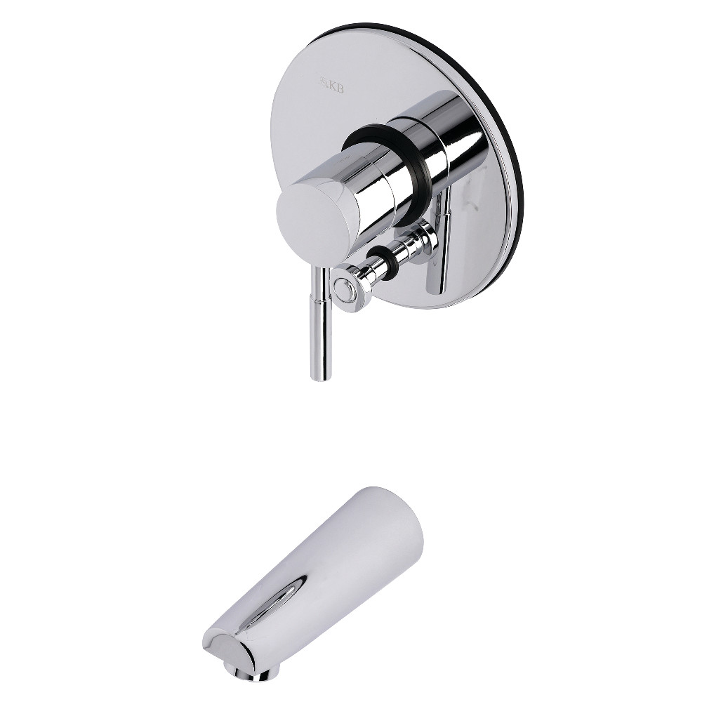 Kingston Brass KB86910DLTO Tub Only, Polished Chrome