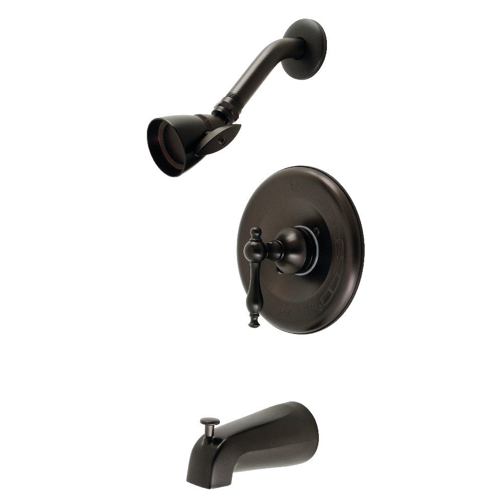 Kingston Brass KB635NL Tub and Shower Faucet, Oil Rubbed Bronze