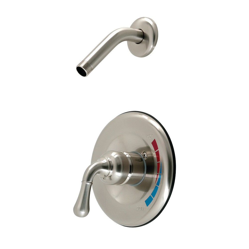 Kingston Brass KB638SOLS Shower Only Without Showerhead for KB638, Brushed Nickel