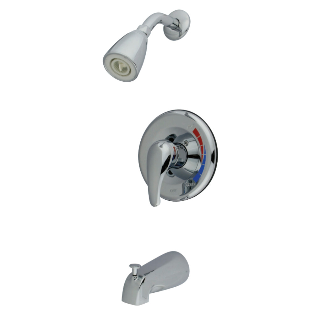 Kingston Brass KB651SW Tub and Shower Faucet KB3631SWTV+ KB651T, Polished Chrome