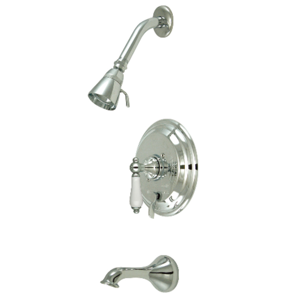 Kingston Brass KB36310PLT Tub and Shower Trim Only, Polished Chrome