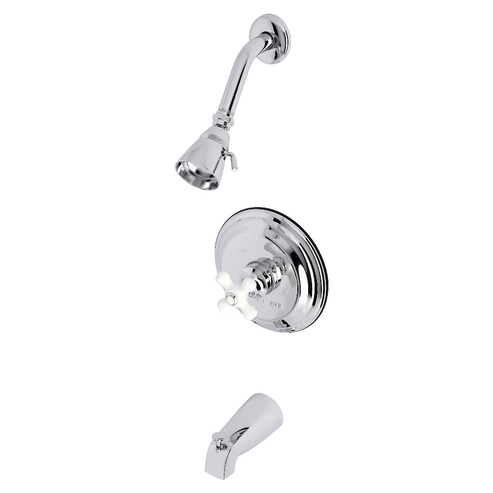 Kingston Brass KB3631PXT Tub and Shower Trim Only, Polished Chrome