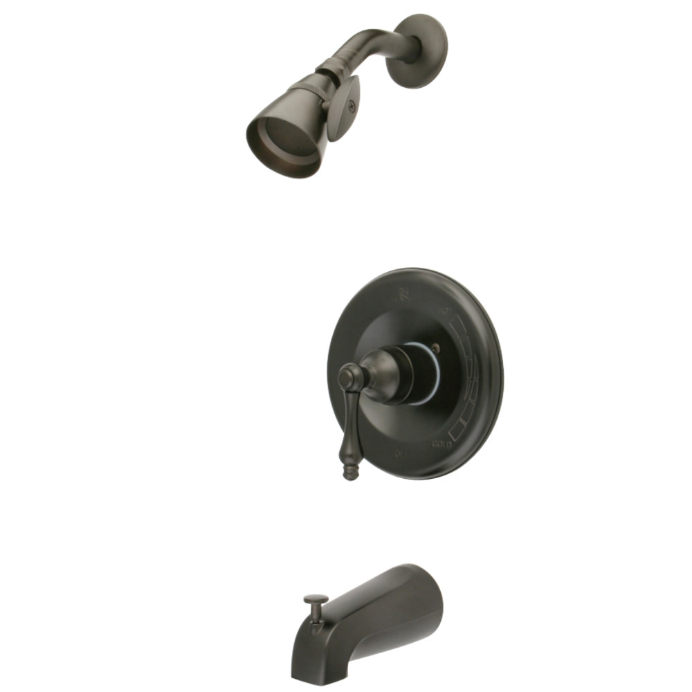 Kingston Brass KB1635AL Tub and Shower Faucet, Oil Rubbed Bronze