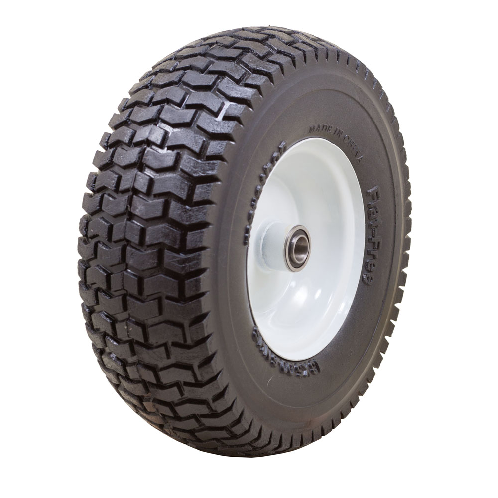 Flat Free Power Equipment Tire with Turf Tread, 13x5.00-6"