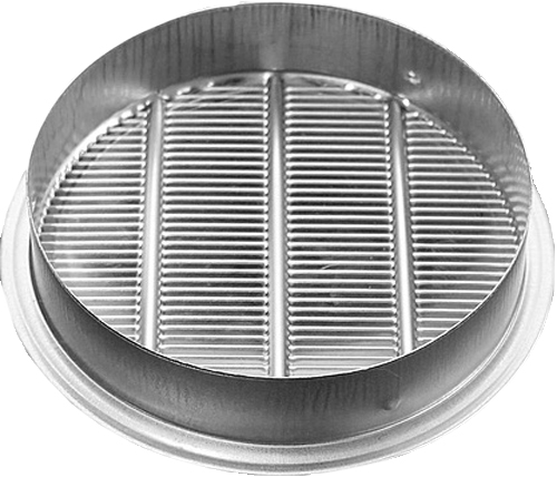 RLS Series Louver, Standard Collar, Mill, 2"