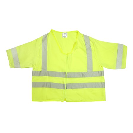 ANSI Class 3 Durable Flame Retardant Vest, Solid, Lime, XLarge