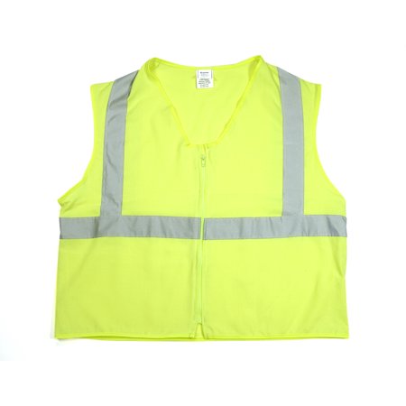ANSI Class 2 Durable Flame Retardant Vest, Solid, Lime, 2XLarge
