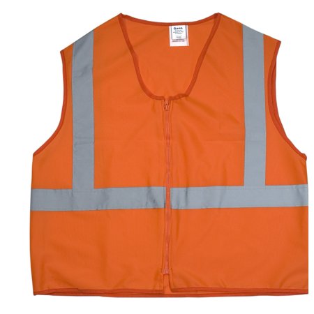 ANSI Class 2 Durable Flame Retardant Vest, Solid, Orange, 4XLarge