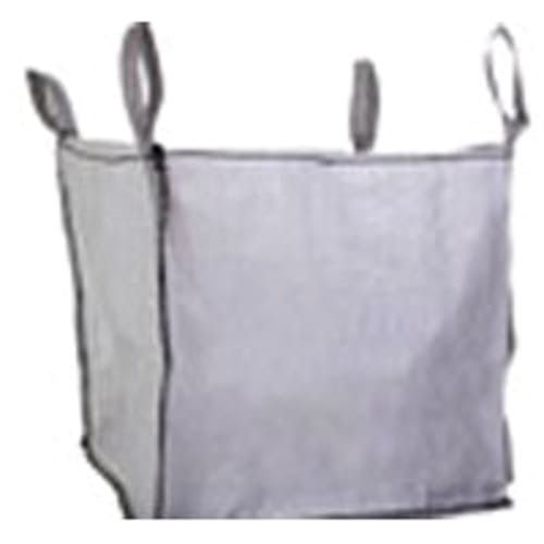 Polypropylene Bulk Bag, 3000 lbs Capacity, 3ft. Length x 3ft. Width x 3ft. Height