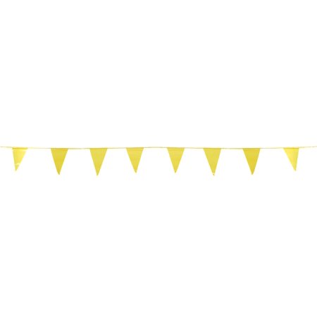 Pennant Banner Flags, 60 ft., Yellow 