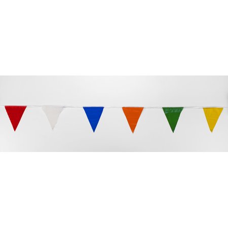 Multi Pennant Banner Flags, 100' 