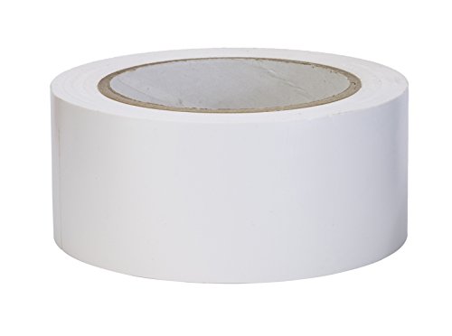 PVC Vinyl Aisle Marking Tape, 6 mil, 3" x 36 yd., White 